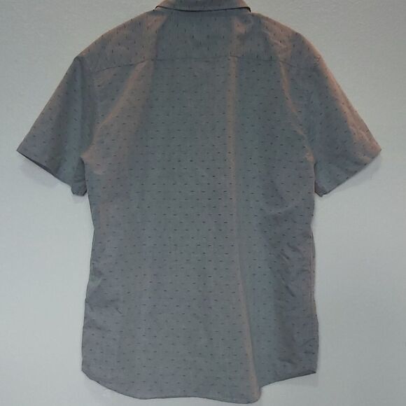 Molokai Grey Men's Button Up Mustache Shirt XL - Picture 5 of 5
